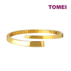 TOMEI ANASTASIA EXTENDED C-SHAPE BANGLE (AS-YG1502B-1C) TOMEI ANASTASIA EXTENDED C-SHAPE BANGLE (AS-YG1502B-1C)