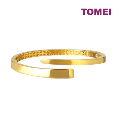 TOMEI ANASTASIA EXTENDED C-SHAPE BANGLE (AS-YG1502B-1C) TOMEI ANASTASIA EXTENDED C-SHAPE BANGLE (AS-YG1502B-1C)