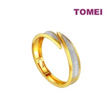 TOMEI DIAMOND CUT BANGLE, YELLOW GOLD 916 DC-YG1641B-2C TOMEI DIAMOND CUT BANGLE, YELLOW GOLD 916 DC-YG1641B-2C