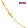 TOMEI DIAMOND CUT COLLECTION NECKLACE, YELLOW GOLD 916 TOMEI DIAMOND CUT COLLECTION NECKLACE, YELLOW GOLD 916