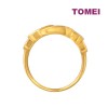 TOMEI GEOMETRIC RING, YELLOW GOLD 916 (9O-YG0901R-1C) TOMEI GEOMETRIC RING, YELLOW GOLD 916 (9O-YG0901R-1C)