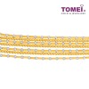 TOMEI DUAL-TONE LUSSO ITALIA LAYERED BEADS BRACELET, YELLOW GOLD 916 (IM-F159BR-2C)